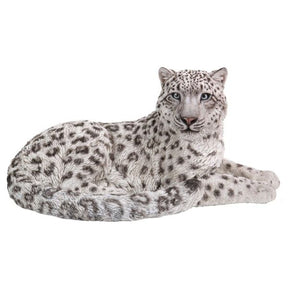 Vivid Arts 76cm Snow Leopard Resin Ornament - XRL-SLEP-A