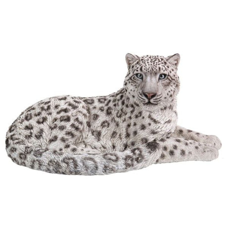 Vivid Arts 76cm Snow Leopard Resin Ornament - XRL-SLEP-A
