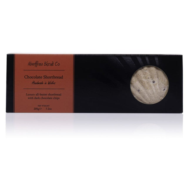 Aberffraw Biscuit Co. 205g Chocolate Shortbread - Old Railway Line Garden Centre