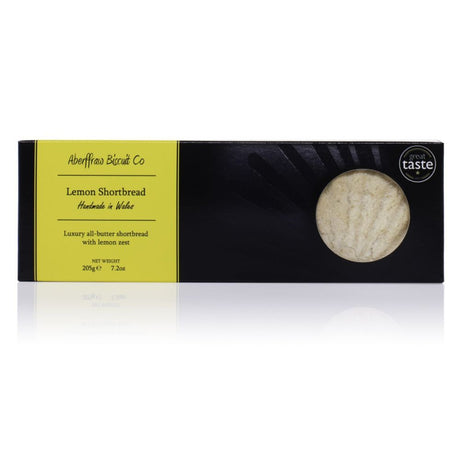 Aberffraw Biscuit Co. 205g Lemon Shortbread - Old Railway Line Garden Centre