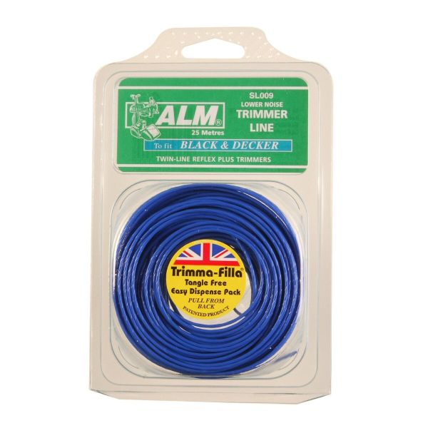ALM 25m x 1.5mm Low Noise Blue Trimmer Line SL009 - Old Railway Line Garden Centre