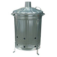 Ambassador 72cm Galvanised Incinerator - 70Ltr - Old Railway Line Garden Centre