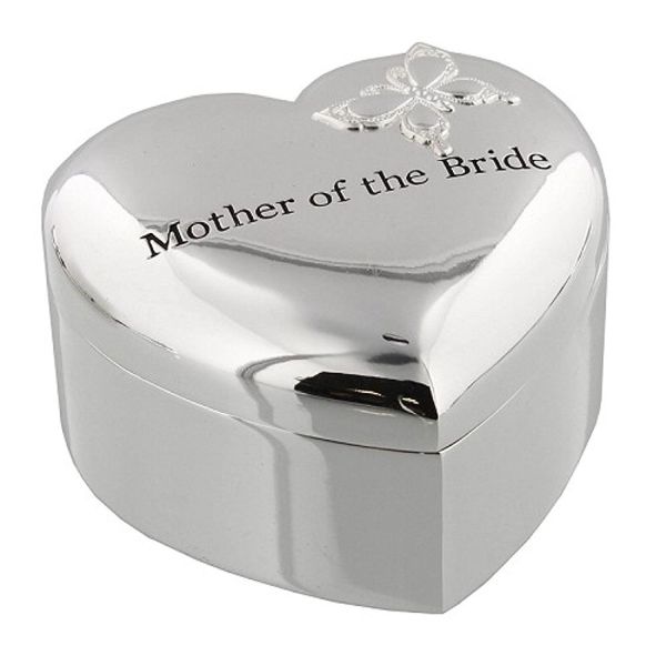 Amore Silver Plated Trinket Box Mother Of The Bride - Old Railway Line Garden Centre