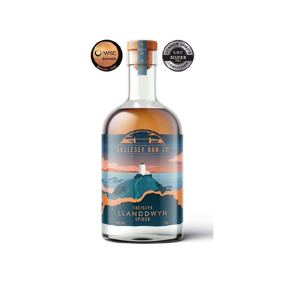 Anglesey Rum Co. 70cl Llanddwyn Spiced Rum - Old Railway Line Garden Centre