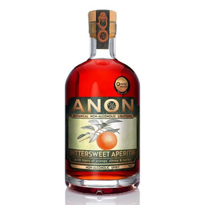 ANON 70cl Non - Alcoholic Bittersweet Aperitif - Old Railway Line Garden Centre