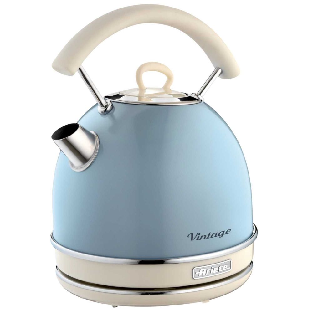 Ariete 1.7 Litre Blue Vintage Dome Kettle - Old Railway Line Garden Centre