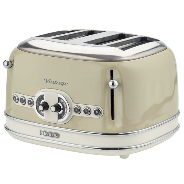 Ariete 4 Slice Cream Vintage Toaster - Old Railway Line Garden Centre