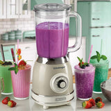 Ariete Vintage Beige 1.5 Litre 1000W Blender with Glass Cup - Old Railway Line Garden Centre