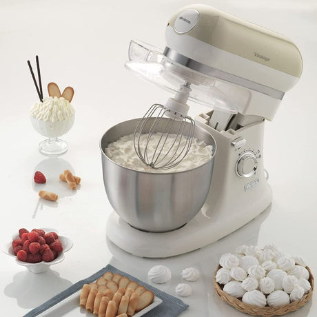 Ariete Vintage Cream 5.5 Litre 1200W Kitchen Mixer - Old Railway Line Garden Centre