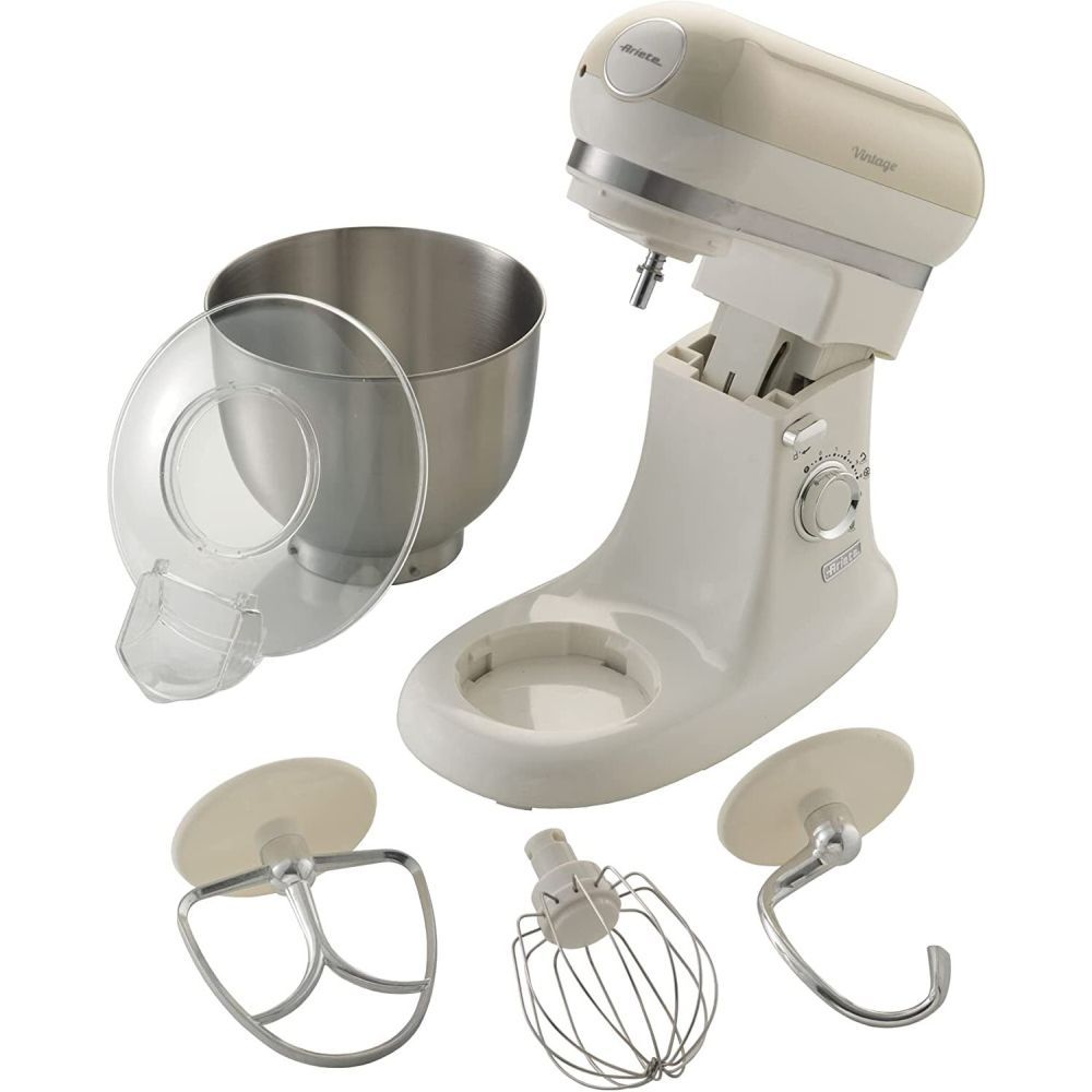 Ariete Vintage Cream 5.5 Litre 1200W Kitchen Mixer - Old Railway Line Garden Centre