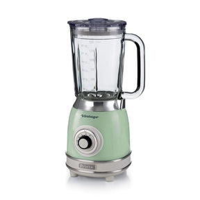 Ariete Vintage Green 1.5 Litre 1000W Blender with Glass Cup - Old Railway Line Garden Centre