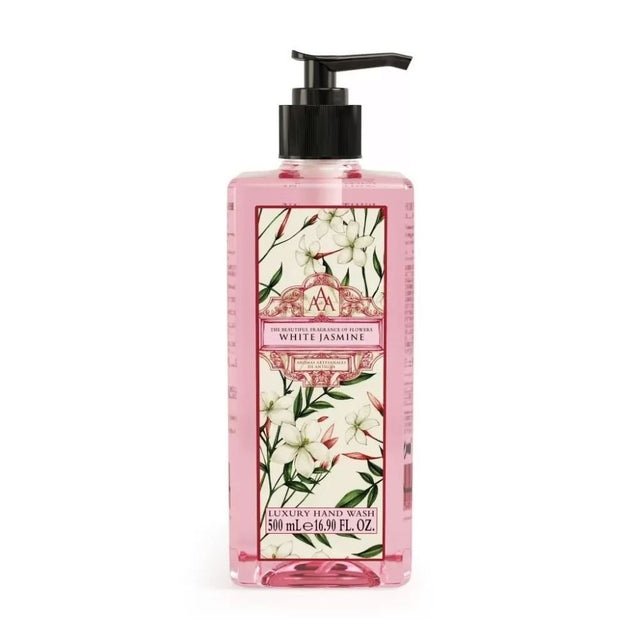 Aromas Artesanales De Antigua 500ml White Jasmine Hand Wash - Old Railway Line Garden Centre
