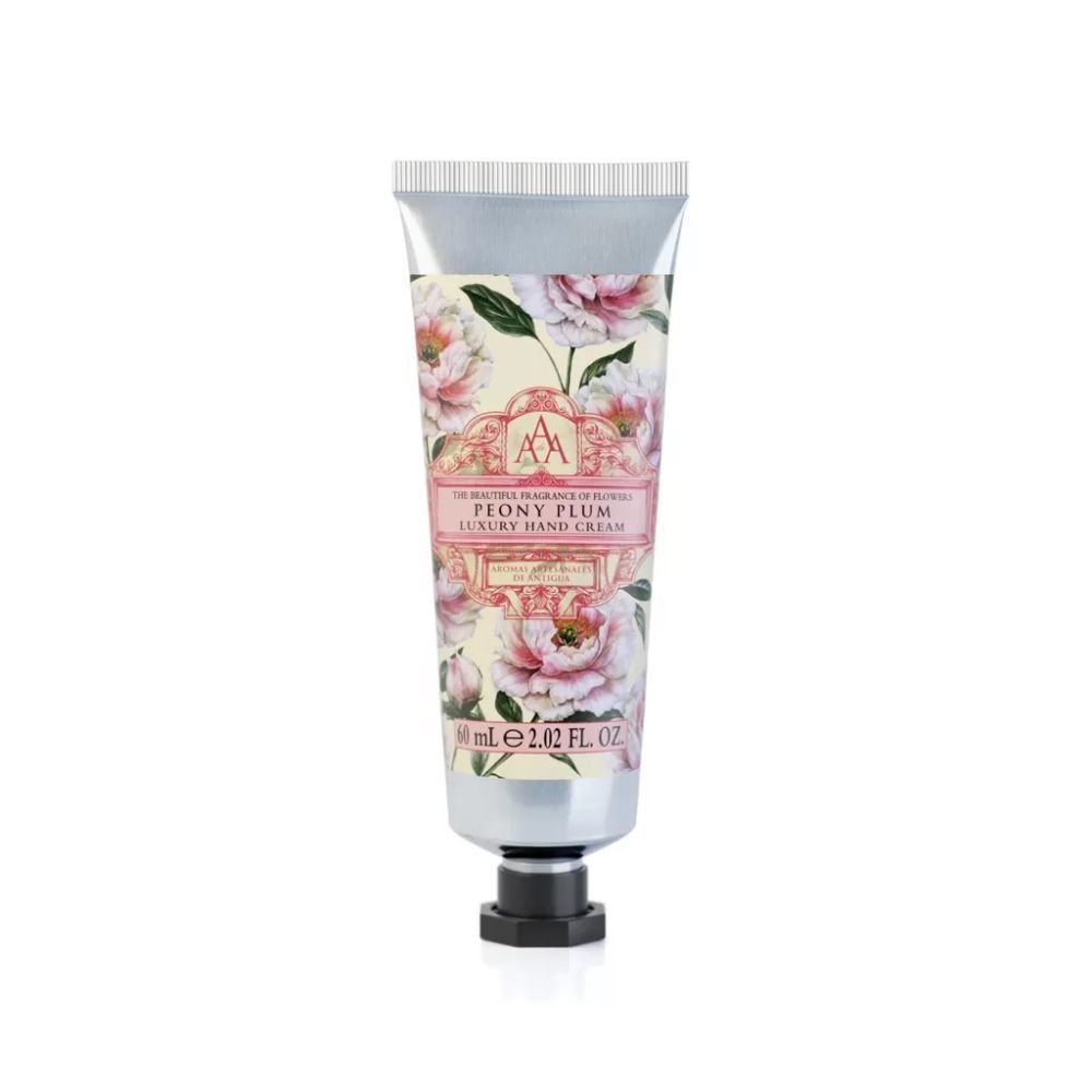 Aromas Artesanales De Antigua 60ml Peony Plum Hand Cream - Old Railway Line Garden Centre