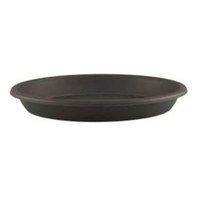 Artevasi 26cm Anthracite Round Saucer - Old Railway Line Garden Centre