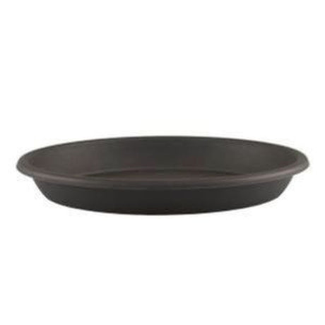 Artevasi 9.5cm Anthracite Round Saucer - Old Railway Line Garden Centre