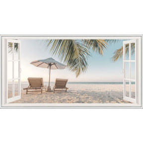 Artko 124cm Escape Framed Photo Print - Old Railway Line Garden Centre