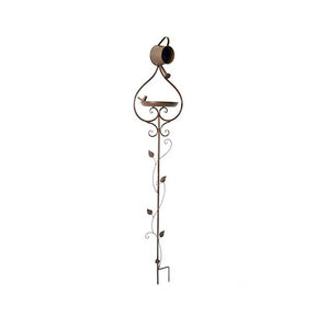 Ascalon 1.4m Watering Can Bird Feeder Stake - Old Railway Line Garden Centre
