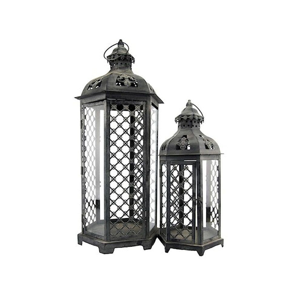 Ascalon 63cm Vintage Lantern - Old Railway Line Garden Centre