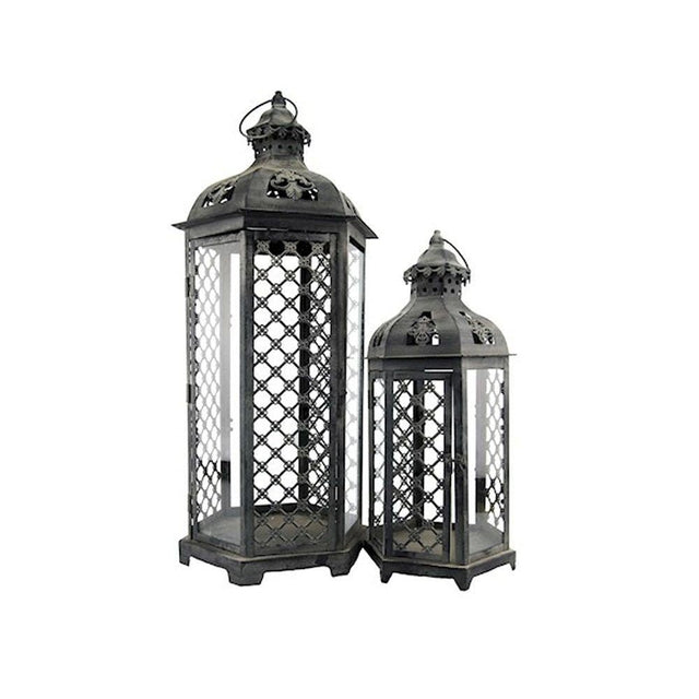 Ascalon 63cm Vintage Lantern - Old Railway Line Garden Centre
