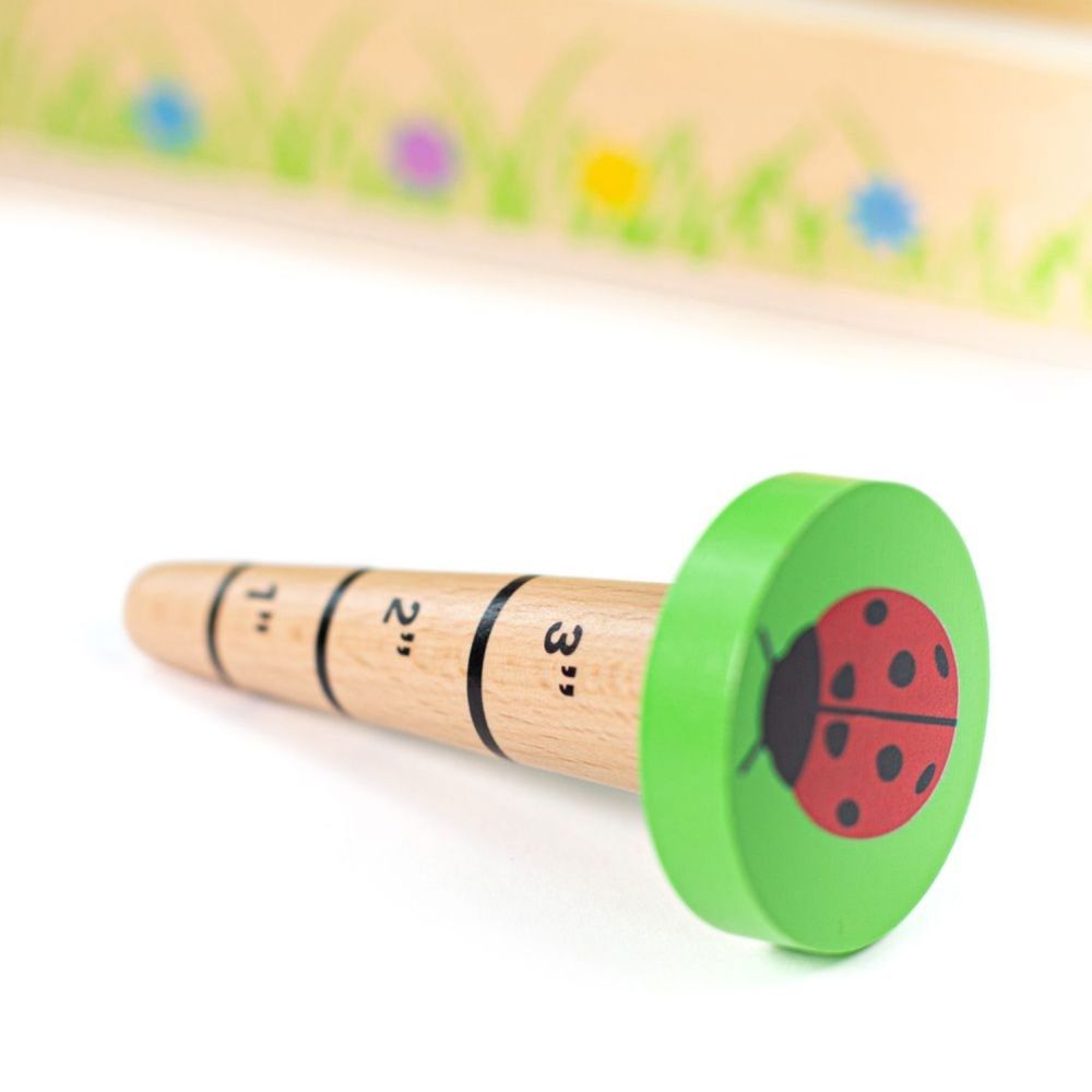 Bigjigs Toys 28cm Children's Gardening Caddy - Old Railway Line Garden Centre