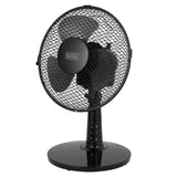 Black + Decker 9" Black 20W Desk Fan - Old Railway Line Garden Centre