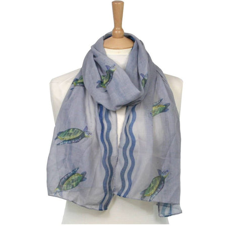 Black Ginger British Artist Turtle Scarf - Old Railway Line Garden Centre