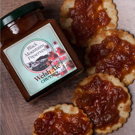 Black Mountain Preserves Artisan Welsh Ale Chutney 300g - Old Railway Line Garden Centre