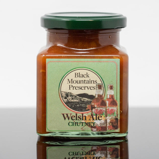 Black Mountain Preserves Artisan Welsh Ale Chutney 300g - Old Railway Line Garden Centre