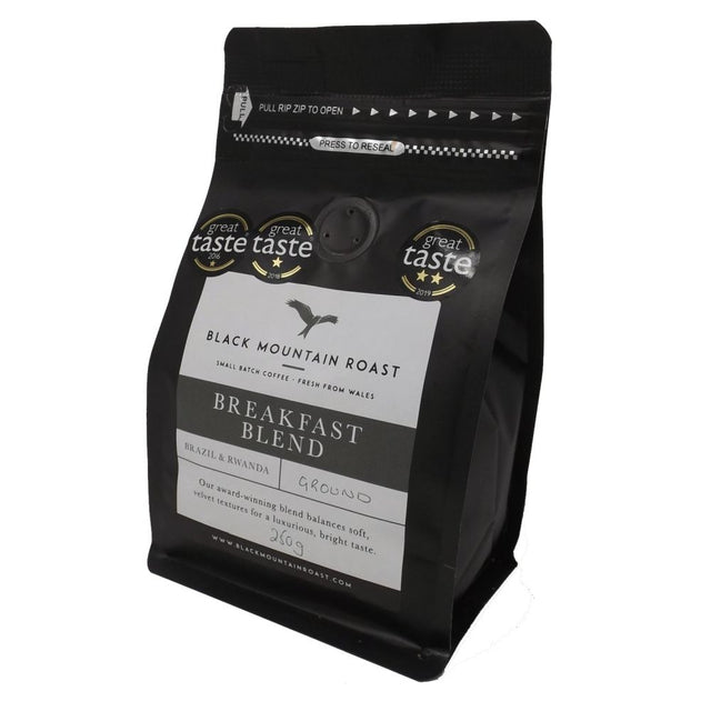 Black Mountain Roast 250g Breakfast Blend Ground Coffee - Old Railway Line Garden Centre
