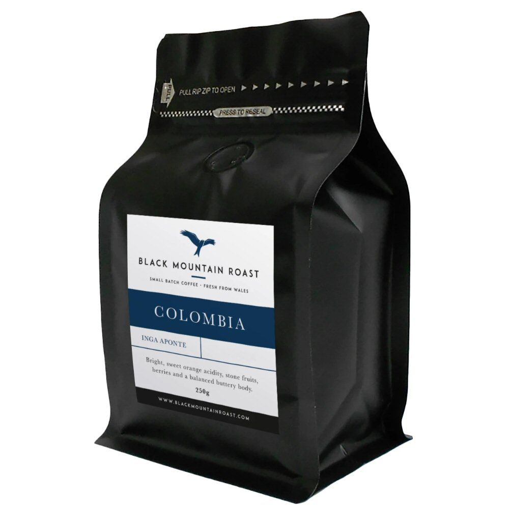 Black Mountain Roast 250g Columbia Coffee Beans - Old Railway Line Garden Centre