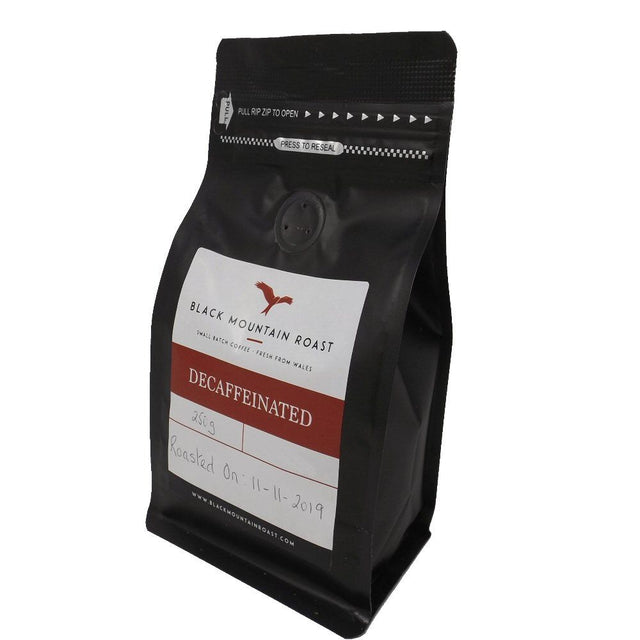 Black Mountain Roast 250g Decaffeinated Ground Coffee - Old Railway Line Garden Centre