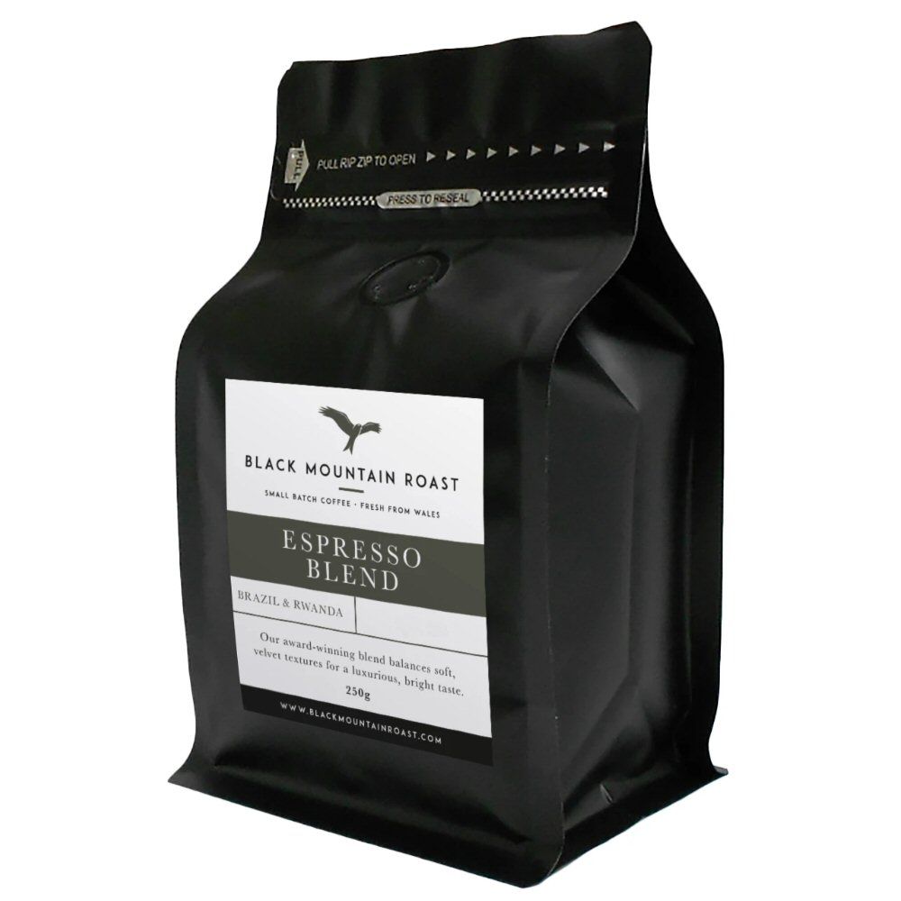 Black Mountain Roast 250g Espresso Blend Coffee Beans - Old Railway Line Garden Centre