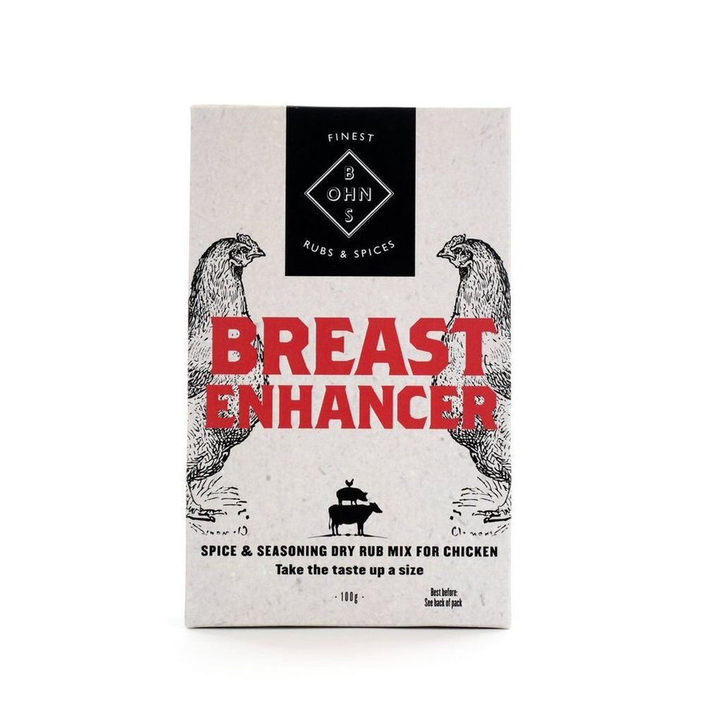 Bohns Rubs 100g Breast Enhancer Chicken Seasoning Rub - Old Railway Line Garden Centre