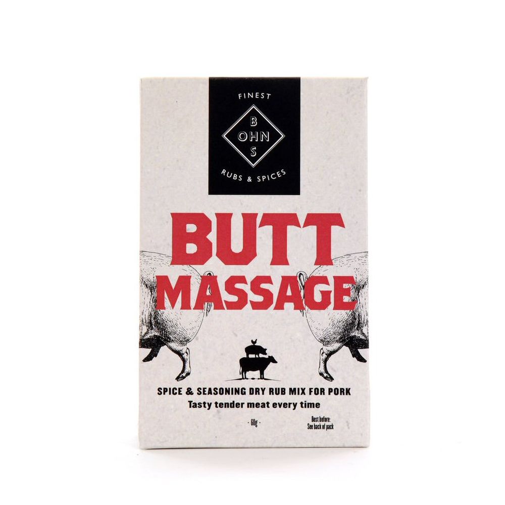 Bohns Rubs 100g Butt Massage Pork Seasoning Rub - Old Railway Line Garden Centre
