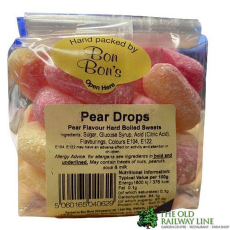 Bon Bon's 185g Pear Drops - Old Railway Line Garden Centre