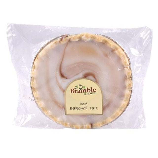 Bramble Bakery 6 Inch Round Iced Bakewell Tart - Old Railway Line Garden Centre
