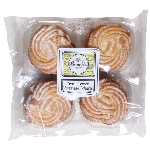 Bramble Foods Zesty Lemon Viennese Whirls 4 Pack - Old Railway Line Garden Centre