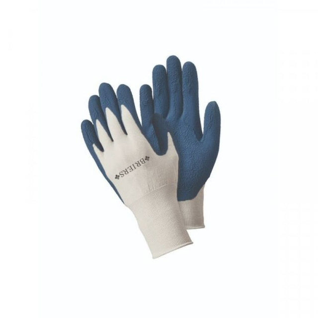 Briers Blue Bamboo Grips Gloves - Medium - Old Railway Line Garden Centre