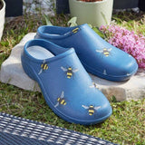 Briers Comfi Navy Bees Clogs - Size 8 - Old Railway Line Garden Centre