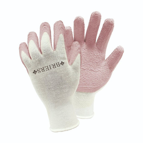 Briers Medium Blush Bamboo Grips Gloves - Old Railway Line Garden Centre