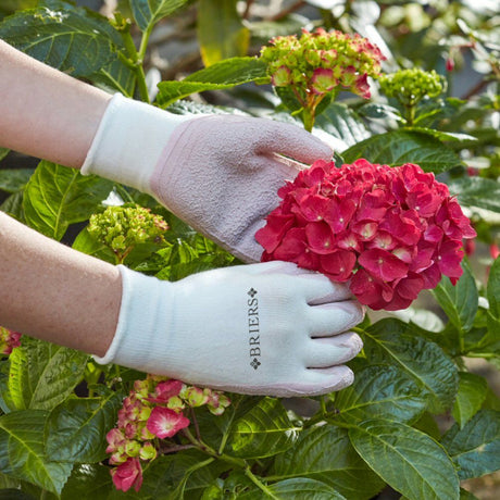 Briers Medium Blush Bamboo Grips Gloves - Old Railway Line Garden Centre