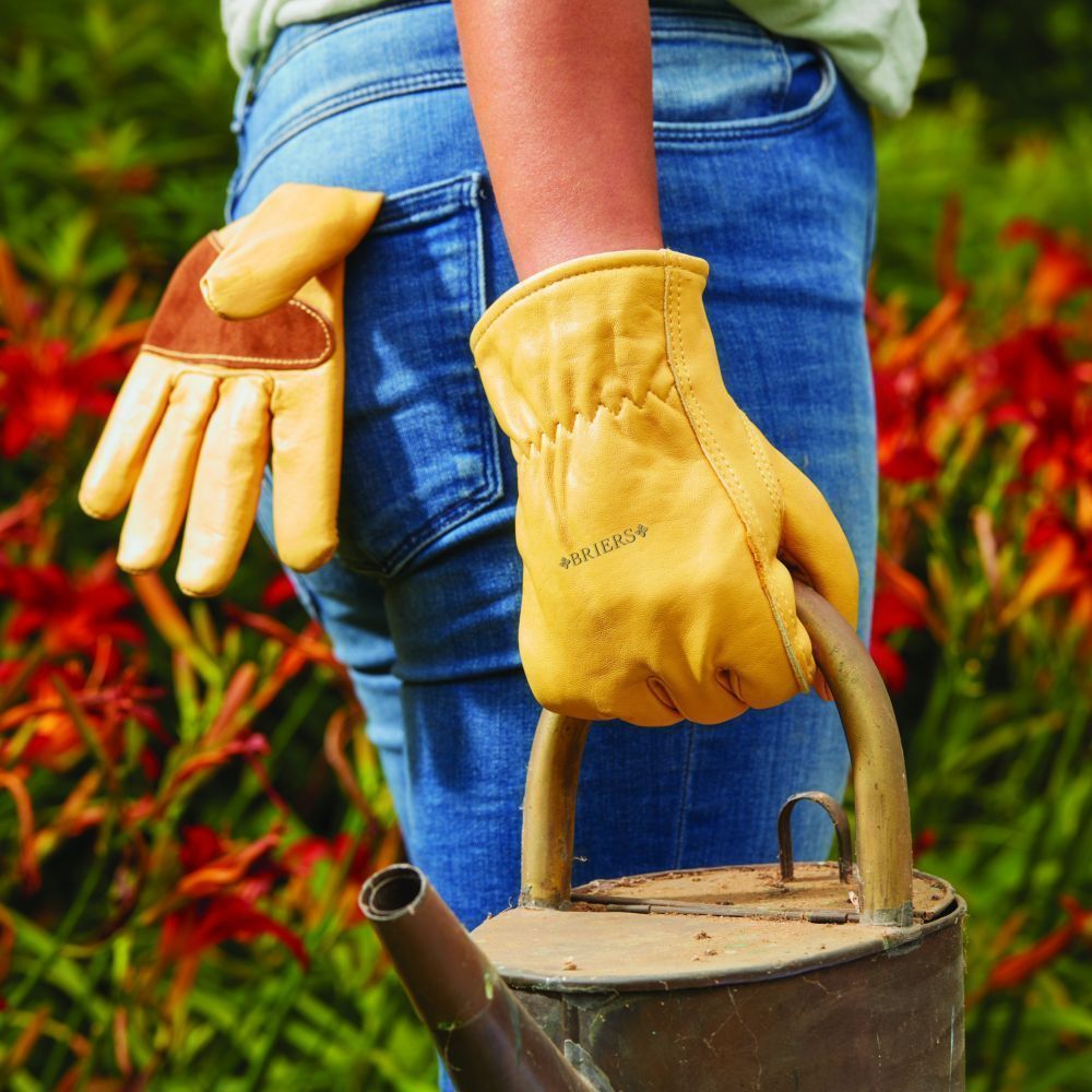 Briers Gauntlet Briers Ultimate Golden Leather Gardening Gloves
