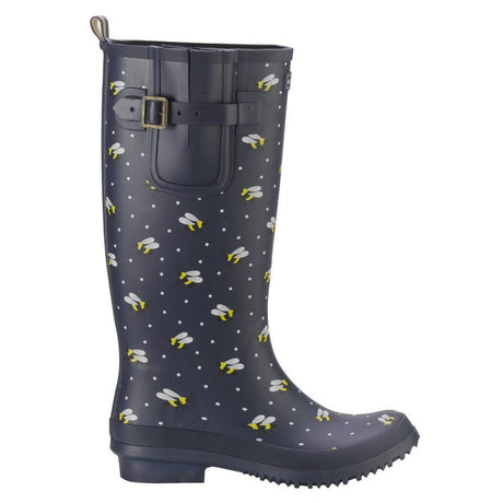 Briers Navy Bees Wellies - Size 4 - Old Railway Line Garden Centre