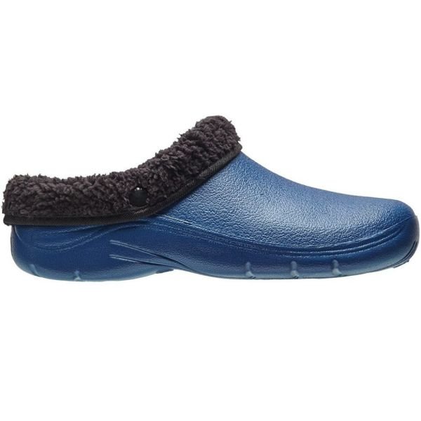 Briers Navy Comfi Fleece Clogs - Size 4 - Old Railway Line Garden Centre