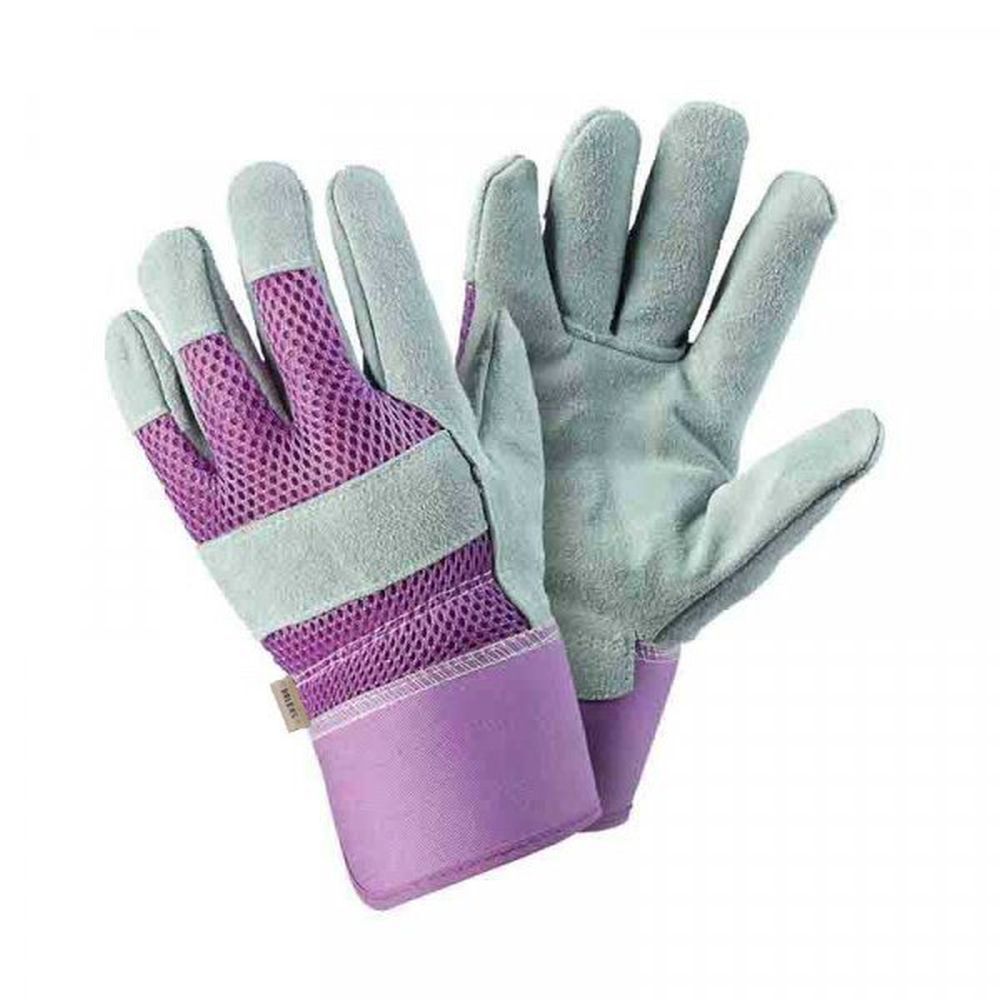 Briers Purple Breathable Tuff Rigger Gloves - Small - Old Railway Line Garden Centre