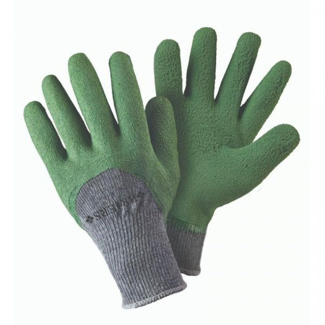 Briers Sage Green Cosy Gardener Gloves - Medium - Old Railway Line Garden Centre