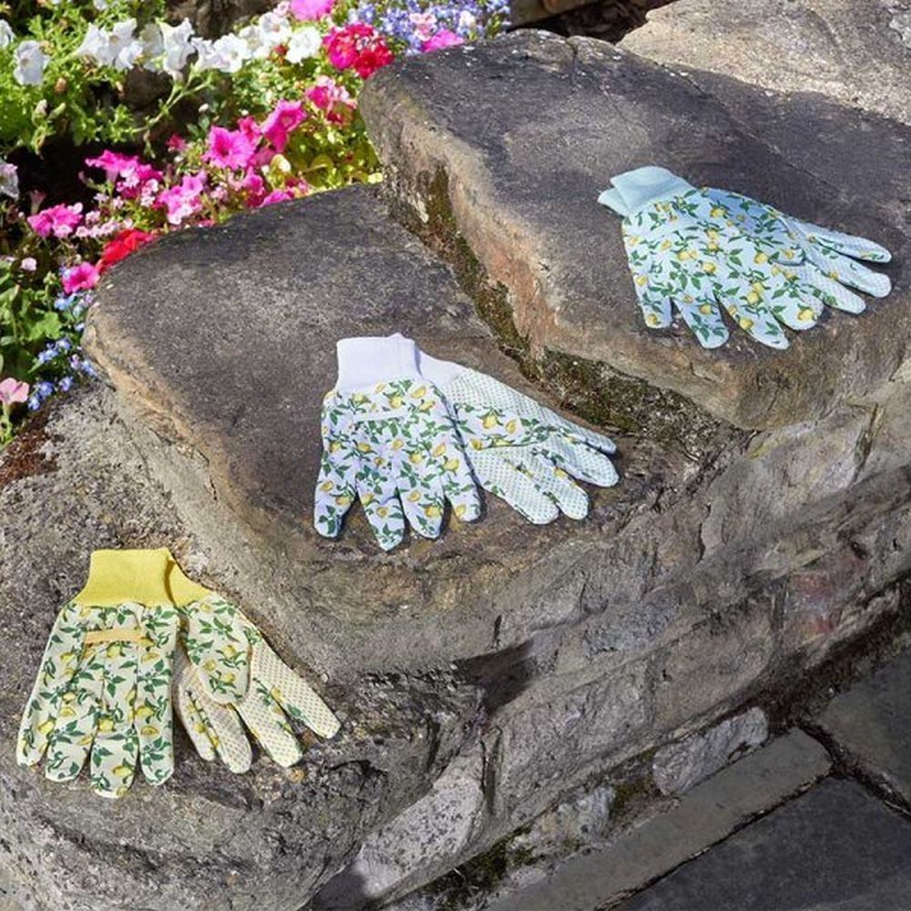 Briers Sicilian Lemon Cotton Grips Triple Pack - Medium - Old Railway Line Garden Centre