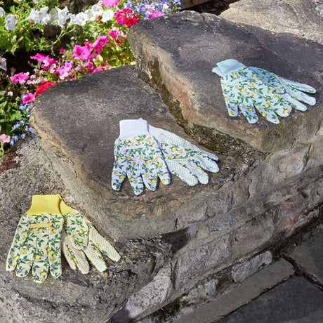 Briers Sicilian Lemon Cotton Grips Triple Pack - Medium - Old Railway Line Garden Centre