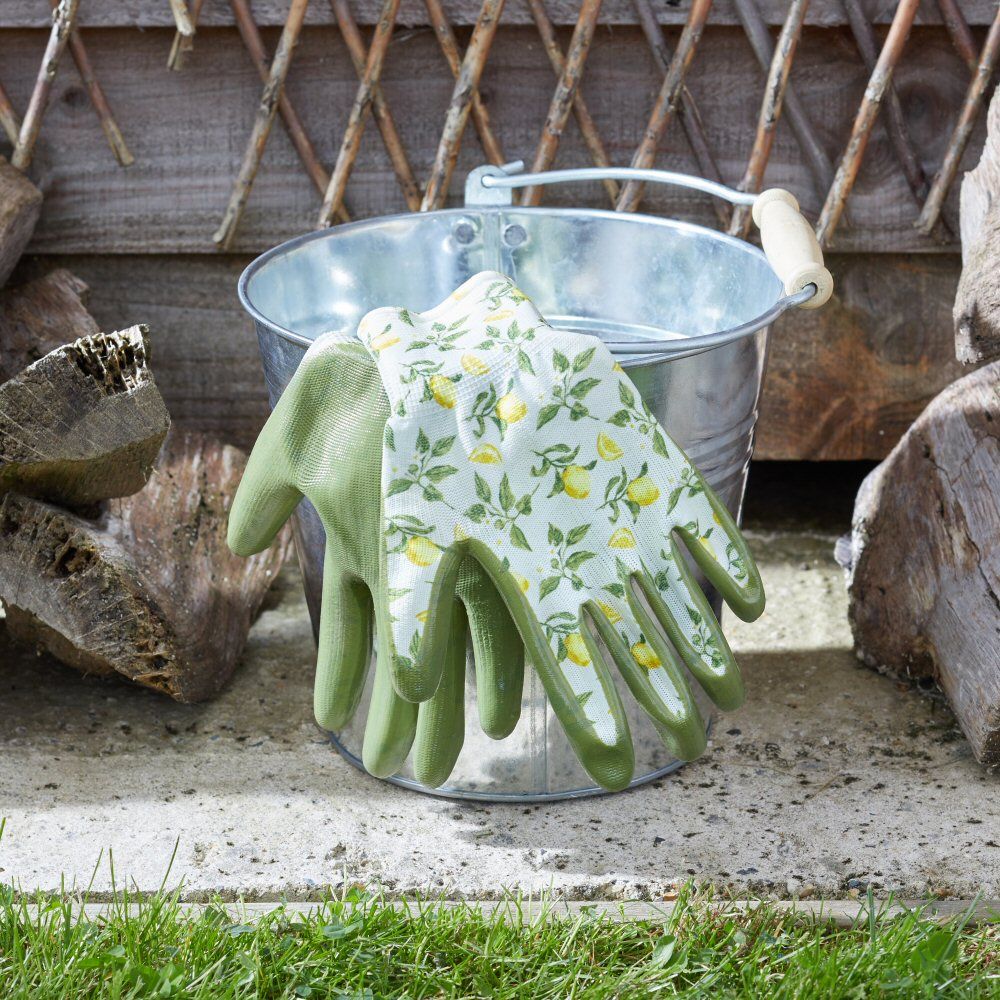 Briers Sicilian Lemon Seed & Weed Gloves - Medium - Old Railway Line Garden Centre