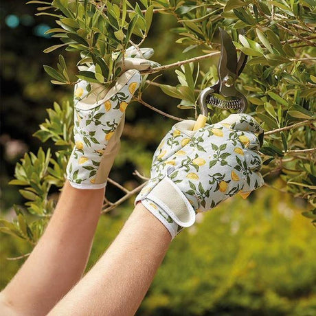 Briers Sicilian Lemon Smart Gardeners Gloves - Medium - Old Railway Line Garden Centre